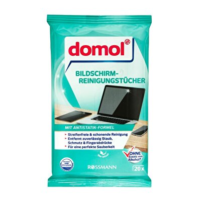 Domol Domol Ekran Temizleme Bezleri 15x20 cm 20'li