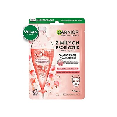 Garnier Garnier Kağıt Maske Probiyotik Onarıcı 22 gr
