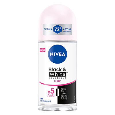 Nivea Nivea Roll On Invisible Black&White 50 ml