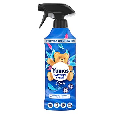 Yumoş Yumoş Ev ve Tekstil Spreyi Lilyum Yıkanması Zor Eşyalar İçin 450 ml