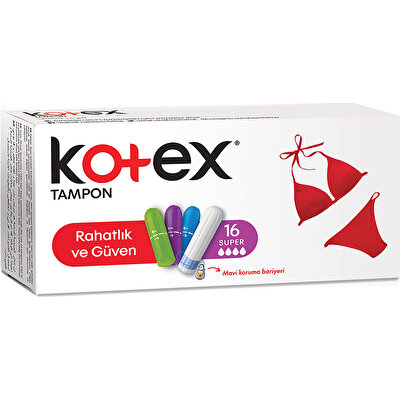 Kotex Kotex Süper Tampon 16 Adet