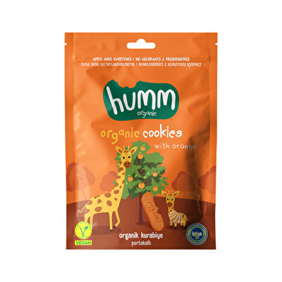 Humm Humm Kurabiye Organik Vegan Portakallı 55 g