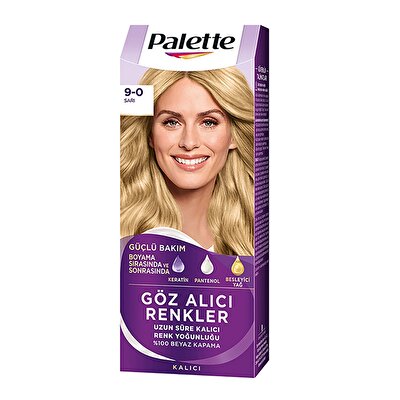 Palette Palette Saç Boyası Göz Alıcı Renkler 9-0 Sarı 1 adet