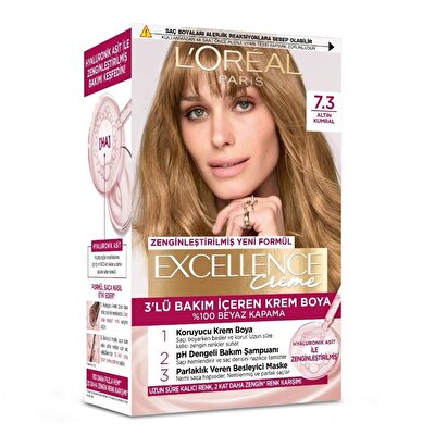 L’Oréal Paris L’Oréal Paris Excellence Creme Saç Boyası Altın Kumral 7.3