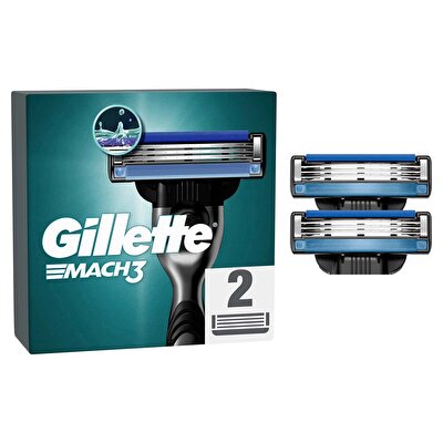 Gillette Gillette Mach3 Tıraş Bıçağı Yedek 2 adet