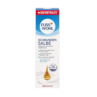 Fusswohl Fusswohl Ayak Kremi Çatlaklar İçin-Anında Etki 75 ml