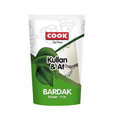 Cook Cook Kağıt Bardak 9 Oz 10 Adet