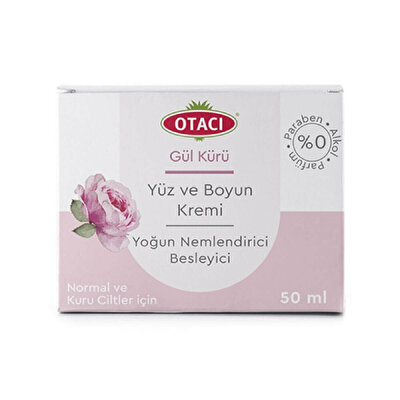 Otacı Otacı Kuru Yüz ve Boyun Kremi Gül Kürü 50 ml