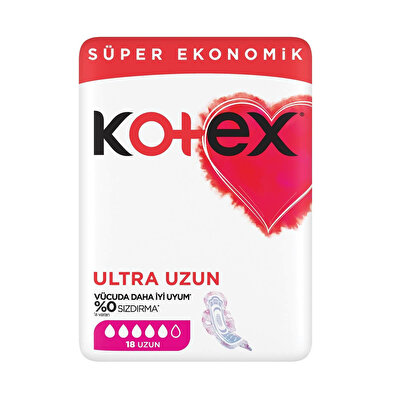 Kotex Kotex Ped Ultra Uzun 18'li
