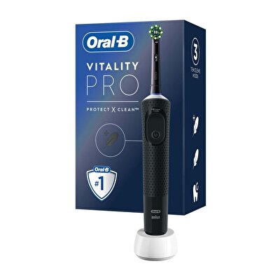 Oral-B Oral B Şarjlı Diş Fırçası Vitality Pro X Clean Black Box
