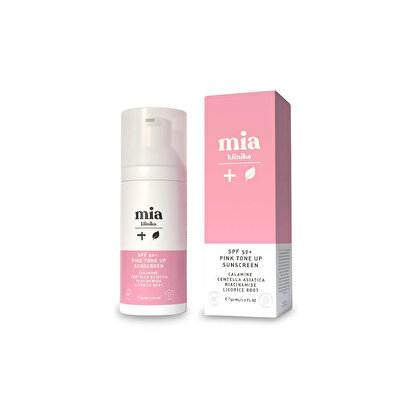 Mia Klinika Mia Klinika Tone Up Ton Eşitleyici Pembe Yüz Güneş Kremi SPF50 50 ml