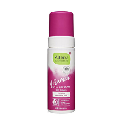 Alterra Alterra Saç Köpüğü Organik Papaya & Bambu Ekstresi İçeren Hacim Sağlayıcı 150 ml