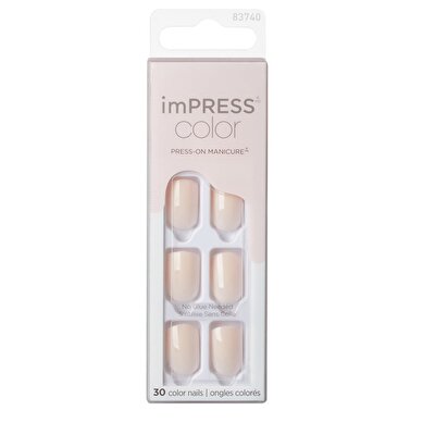 Impress Impress Color Kendinden Yapışkanlı Takma Tırnak Kısa Point Pink