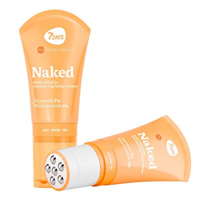 7Days 7Days My Beauty Week Selülit Karşıtı Şekillendirici Vücut Kremi Roller Gel Naked 130 ml