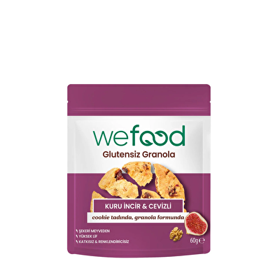 Wefood Wefood Glutensiz Granola Kuru incir & Cevizli 60 G