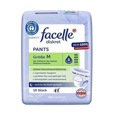 Facelle Facelle Diskret Mesane Külodu Medium Boy 10 adet