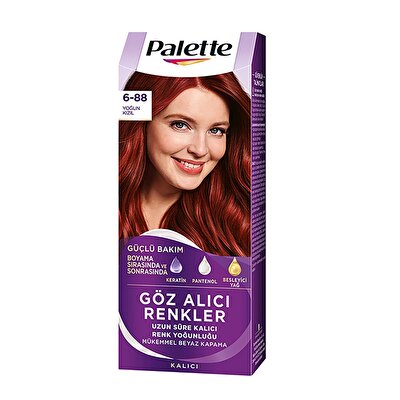 Palette Palette Saç Boyası Göz Alıcı Renkler 6-88 Yoğun Kızıl
