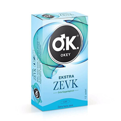 Okey Okey Prezervatif Ekstra Zevk 12'li