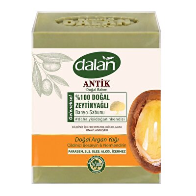 Dalan Dalan Katı Sabun Antik Zeytinyağlı Argan 4x150 gr
