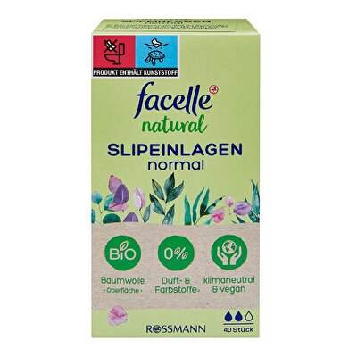 Facelle Facelle Natural Günlük Ped Normal 40'lı