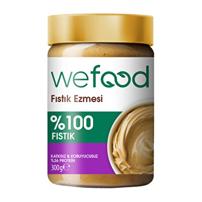 Wefood Wefood %100 Sade Fıstık Ezmesi 300 gr