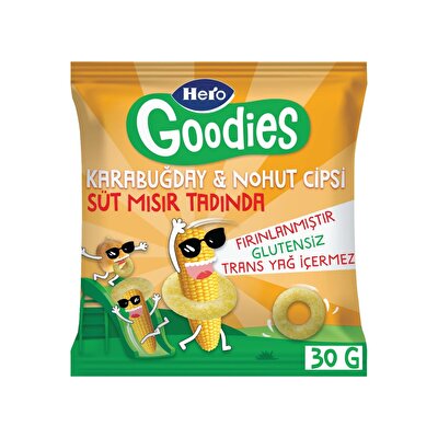 Hero Baby Hero Baby Goodies Süt Mısırlı Cips 30 gr