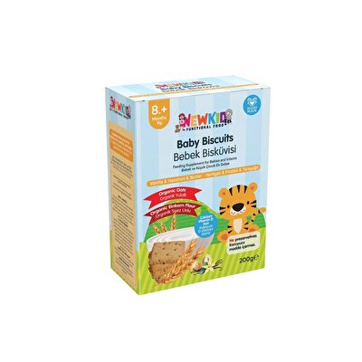Newkid Newkid Bebek Bisküvisi Vanilya ve Fındıklı 200 gr