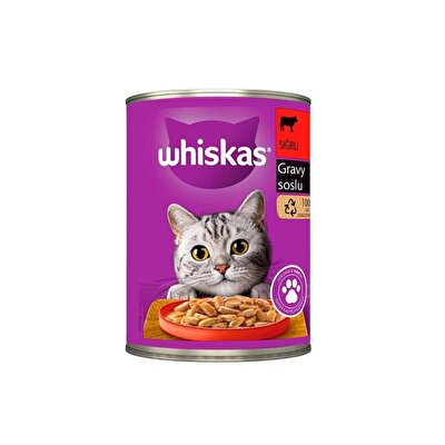 Whiskas Whiskas Kedi Maması Konserve Sığırlı 400 gr