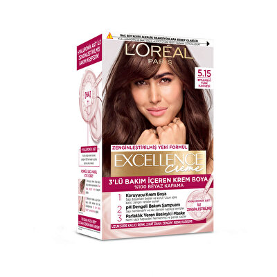 L’Oréal Paris L’Oréal Paris Excellence Creme Saç Boyası Efsanevi Türk Kahvesi 5.15