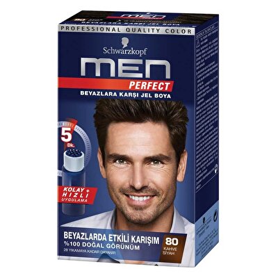 Men Perfect Men Perfect Saç Boyası Kahve Siyah 80 50 ml
