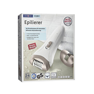 Ideenwelt Ideenwelt Best Basics Epilasyon Aleti Pembe Beyaz 1 adet