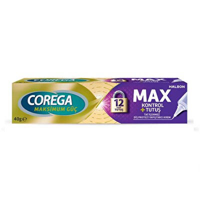 Corega Corega Diş Protezi Yapıştırıcı Krem Max Kontrol 40 gr