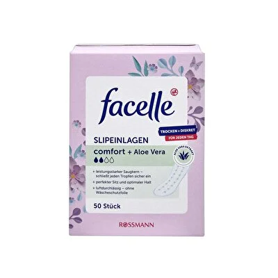 Facelle Facelle Günlük Ped Normal, Aloe Vera 50'li