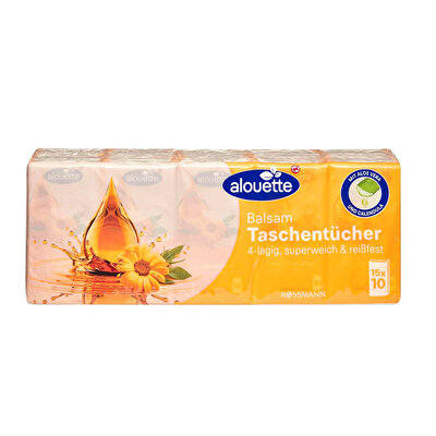 Alouette Alouette Kağıt Mendil Aynısefa Çiçeği ve Aloe Veralı 15x10