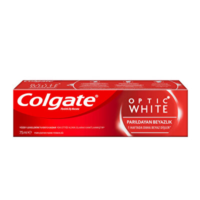 Colgate Colgate Diş Macunu Optik Beyaz Parıldayan Beyazlık 75 ml
