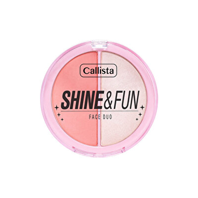 Callista Callista Shine & Fun Face Duo Allık & Aydınlatıcı Paleti 110 Party Gang