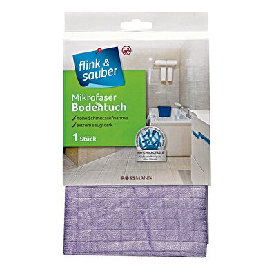 Flink & Sauber Flink & Sauber Mikrofiber Yer Bezi Çok Emici, 50x60 cm