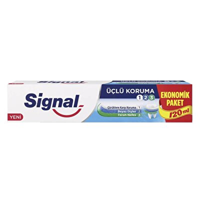 Signal Signal Diş Macunu Üçlü Koruma 120 ml