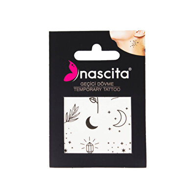 Nascita Nascita Geçici Dövme Rose&Stars 01
