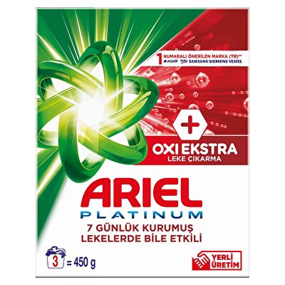 Ariel Ariel Platinum Oxi Ekstra Hijyen Toz Çamaşır Deterjanı 450 gr