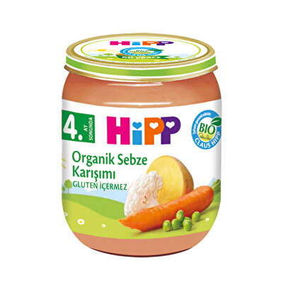 Hipp Hipp Organik Kavanoz Maması Sebze Karışımı 125 gr