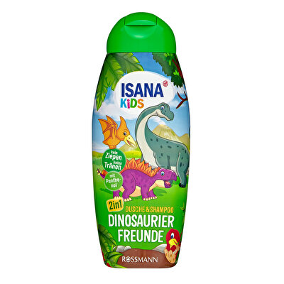 Isana Kids Isana Kids Duş Jeli ve Şampuan 2'si 1 Arada Dinozor Arkadaşlar 300 ml