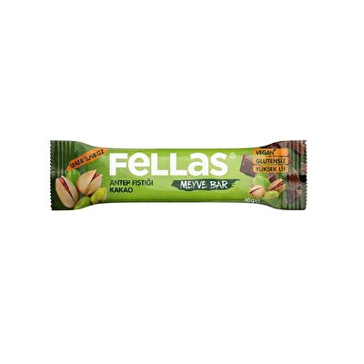 Fellas Fellas Meyveli Bar Antep Fıstığı ve Kakao 40 gr