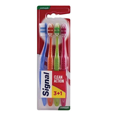 Signal Signal Diş Fırçası Clean Action 3+1