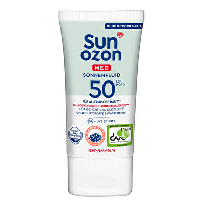 Sunozon Sunozon MED Güneş Koruyucu Yüz Kremi 50SPF 50 ml