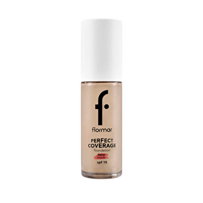 Flormar Flormar Perfect Coverage Yüksek Pigmentli & Yarı Parlak Bitişli SPF15 Fondöten 131 Warm Nude