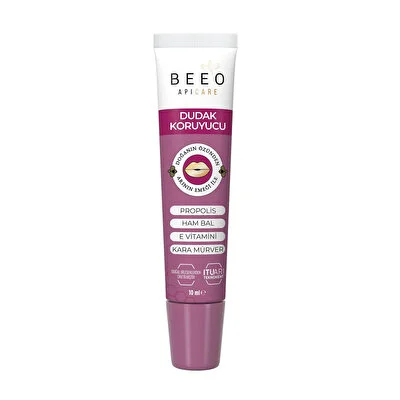 Beeo Beeo Apicare Dudak Koruyucu Krem Kara Mürver 10 ml