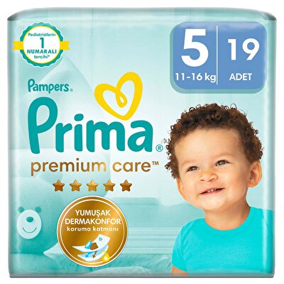 Prima Prima Bebek Bezi Premium Care Eko 5 Junior 19'lu