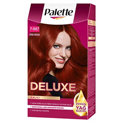 Palette Deluxe Palette Deluxe Saç Boyası Ateş Kızılı No: 7-887 50 ml