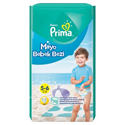 Prima Prima Bebek Bezi Mayo 5 - 6 Beden 10'lu
